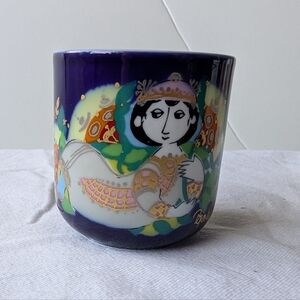 Rosenthal Thousand & One Nights Bjorn Wiinblad Mini Sugar Bowl - No Lid Vintage